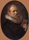 Frans Hals Famous Paintings - Theodorus Schrevelius